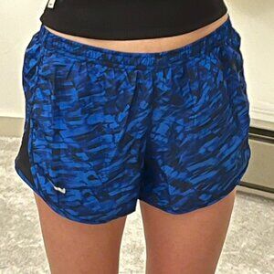 BLUE NIKE RUNNING SHORTS